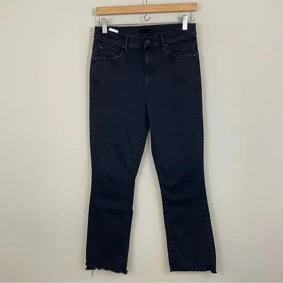 MOTHER The Insider Crop Step Fray Jeans in Not Guilty Size 29 - Picture 3 of 15